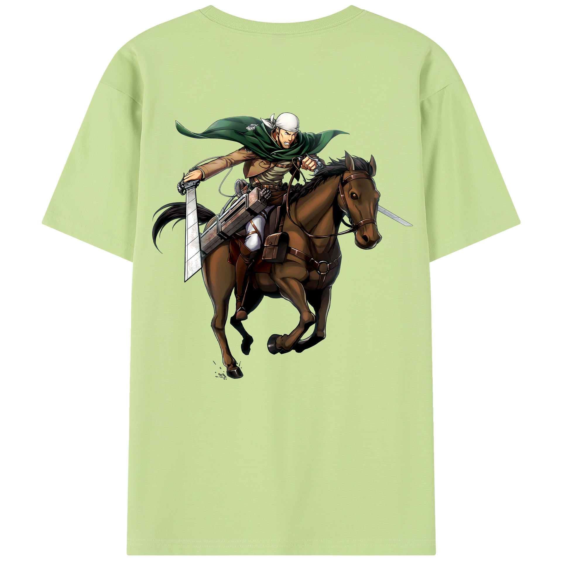 （画像用） 進撃の巨人 Attack on Titan 綿100％半袖Tシャツ（背面プリント）